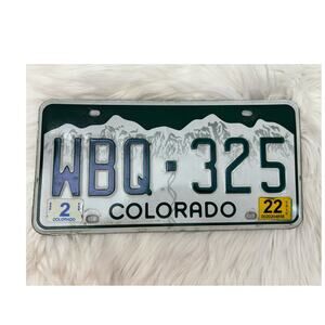 Colorado License Plate Decor Man Cave Garage Expired GUC